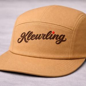 Kleurling 5-Panel Cap – Camel Tan