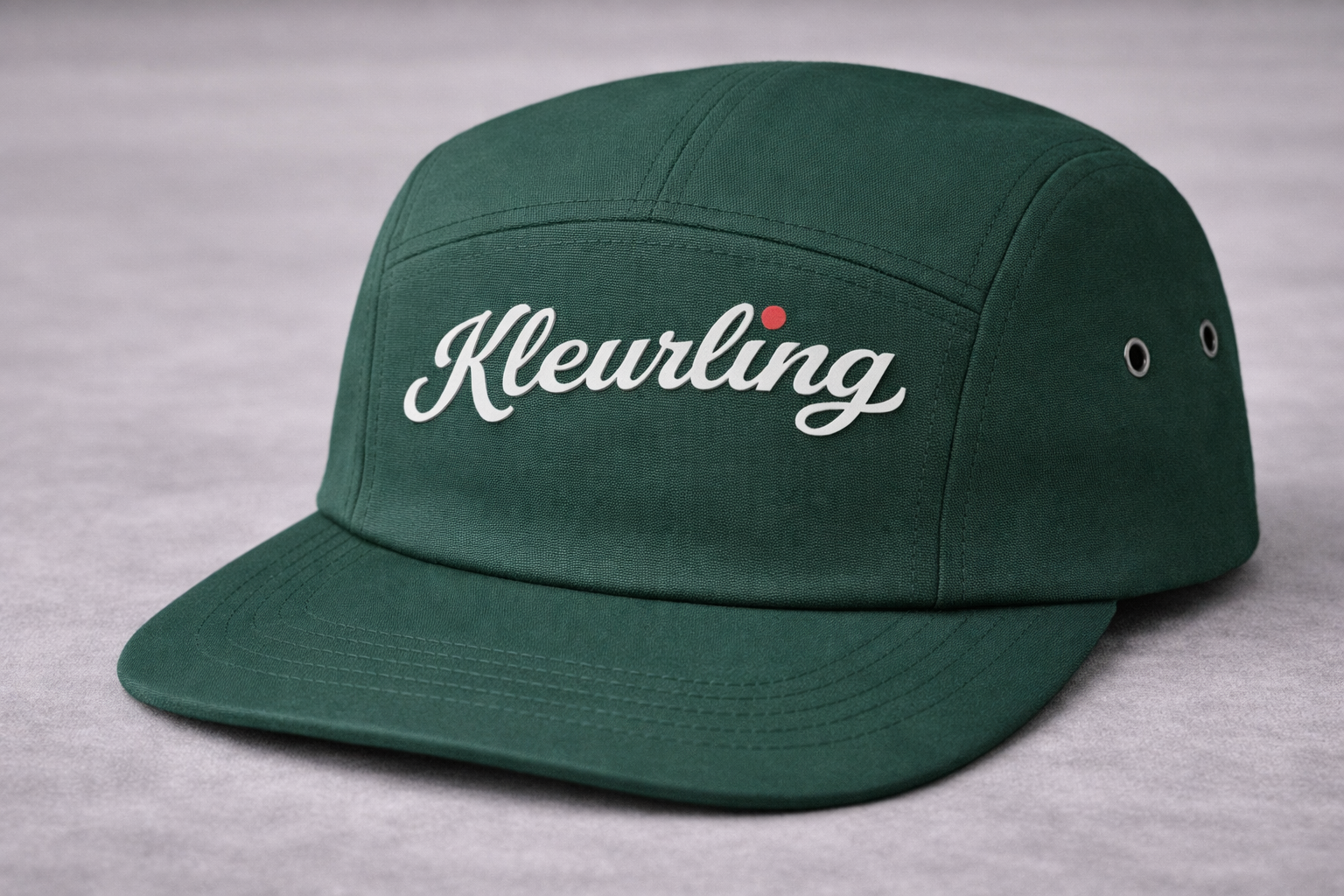 Kleurling 5-Panel Cap – Forest Green